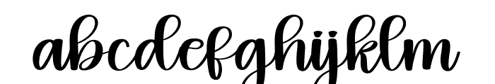 Simple Birthday Font LOWERCASE