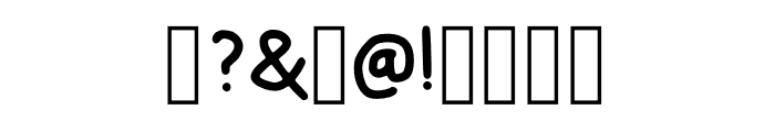 Simple Black Font Regular Font OTHER CHARS