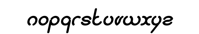 Simple Bold Italic Font LOWERCASE