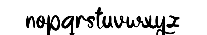 Simple Butterfly Font LOWERCASE