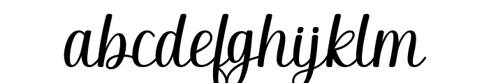Simple Catherine Font LOWERCASE