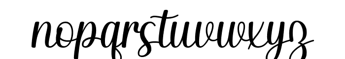 Simple Catherine Font LOWERCASE