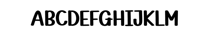 Simple Childern Font LOWERCASE