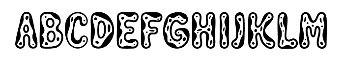 Simple Cow Font UPPERCASE