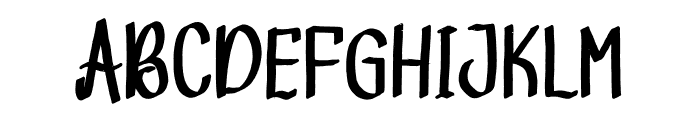 Simple Creaming Font UPPERCASE