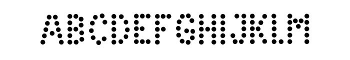 Simple Dots Regular Font UPPERCASE