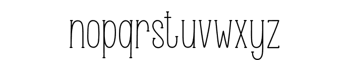 Simple Farmland Font LOWERCASE