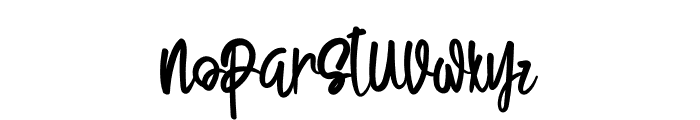Simple Flower Font LOWERCASE