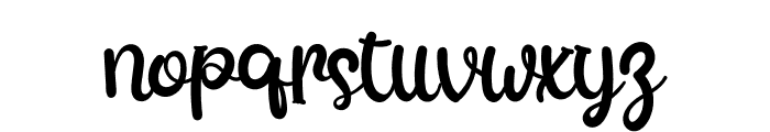 Simple Fonty Font LOWERCASE