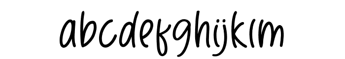 Simple Glory Font LOWERCASE