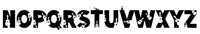 Simple Guitar Font UPPERCASE