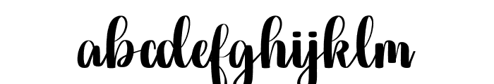 Simple Handwriting Font LOWERCASE