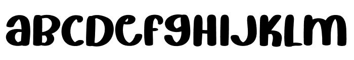 Simple Hanmade Font LOWERCASE