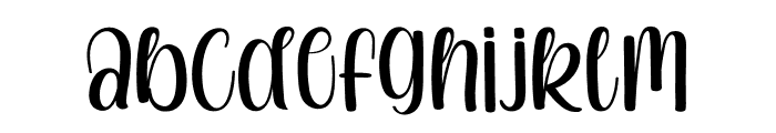 Simple Happiness Font LOWERCASE