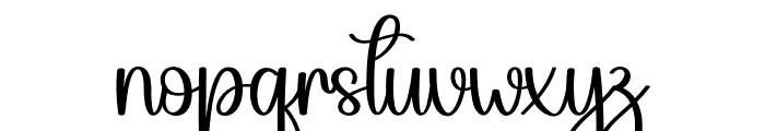 Simple Humble Font LOWERCASE