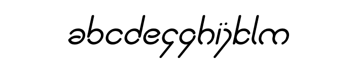 Simple Italic Font LOWERCASE