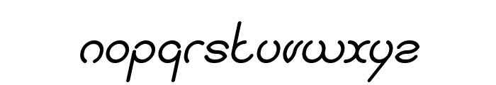 Simple Italic Font LOWERCASE