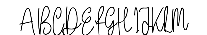 Simple Life Regular Font UPPERCASE