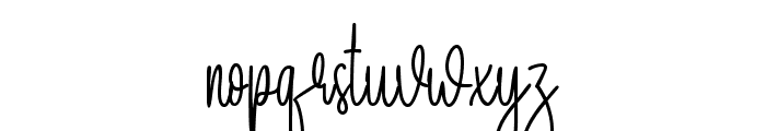 Simple Life Regular Font LOWERCASE