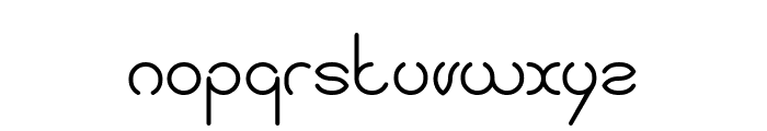 Simple-Light Font LOWERCASE