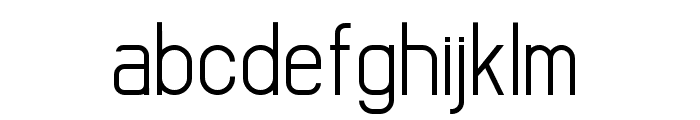 Simple Line Thin Font LOWERCASE