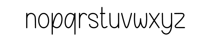 Simple Lines Font LOWERCASE