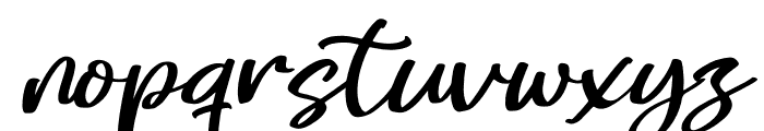 Simple Love Italic Font LOWERCASE