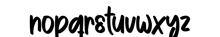 Simple Melody Font LOWERCASE