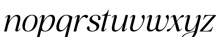 Simple Michael Italic Font LOWERCASE