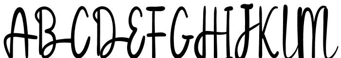 Simple Minimalist Font UPPERCASE