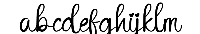 Simple Minimalist Font LOWERCASE