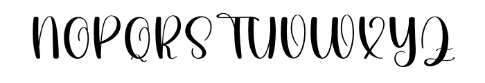 Simple Monday Font UPPERCASE