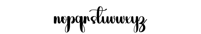 Simple Monday Font LOWERCASE