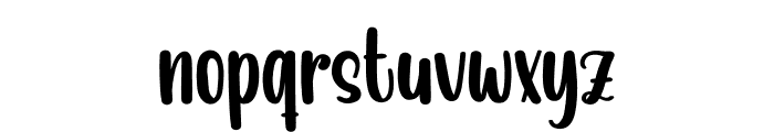 Simple Mountain Font LOWERCASE