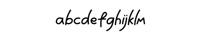 Simple Mugwati Font LOWERCASE