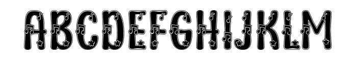 Simple Music Font LOWERCASE