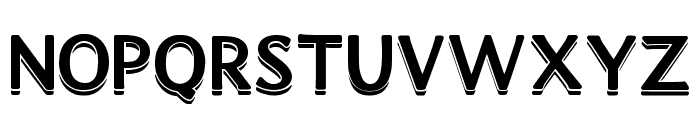 Simple Outline Regular Font LOWERCASE