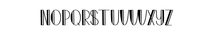 Simple Outside Font UPPERCASE