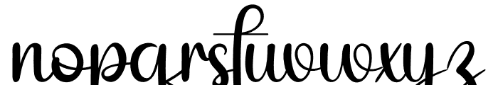 Simple Pastel Font LOWERCASE