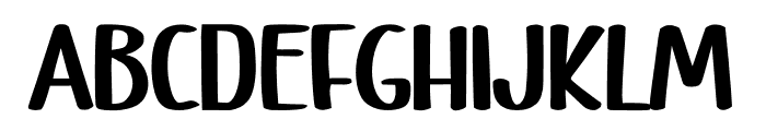 Simple Planer Font LOWERCASE