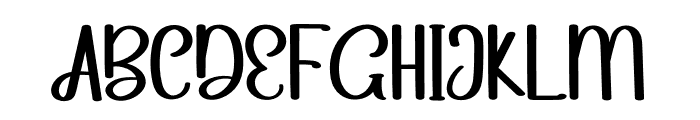 Simple Pumkin Font UPPERCASE