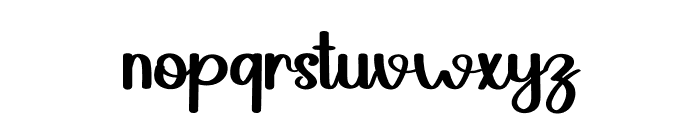 Simple Pumkin Font LOWERCASE