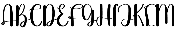 Simple Purple Font UPPERCASE