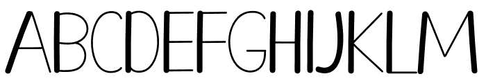Simple Rainbow Font UPPERCASE