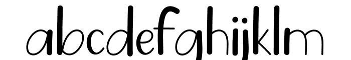 Simple Rainbow Font LOWERCASE