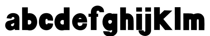 Simple Regular Font LOWERCASE