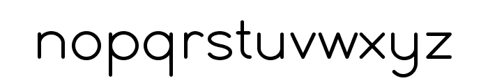 Simple Rounded Regular Font LOWERCASE