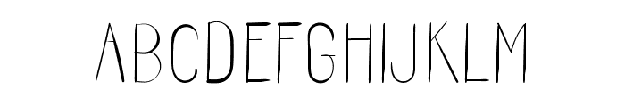 Simple Shaker Regular Font UPPERCASE