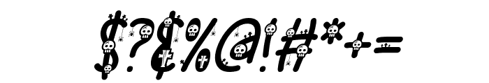 Simple Spooky Story Italic Font OTHER CHARS