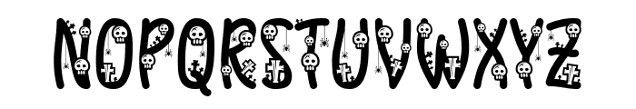 Simple Spooky Story Font UPPERCASE